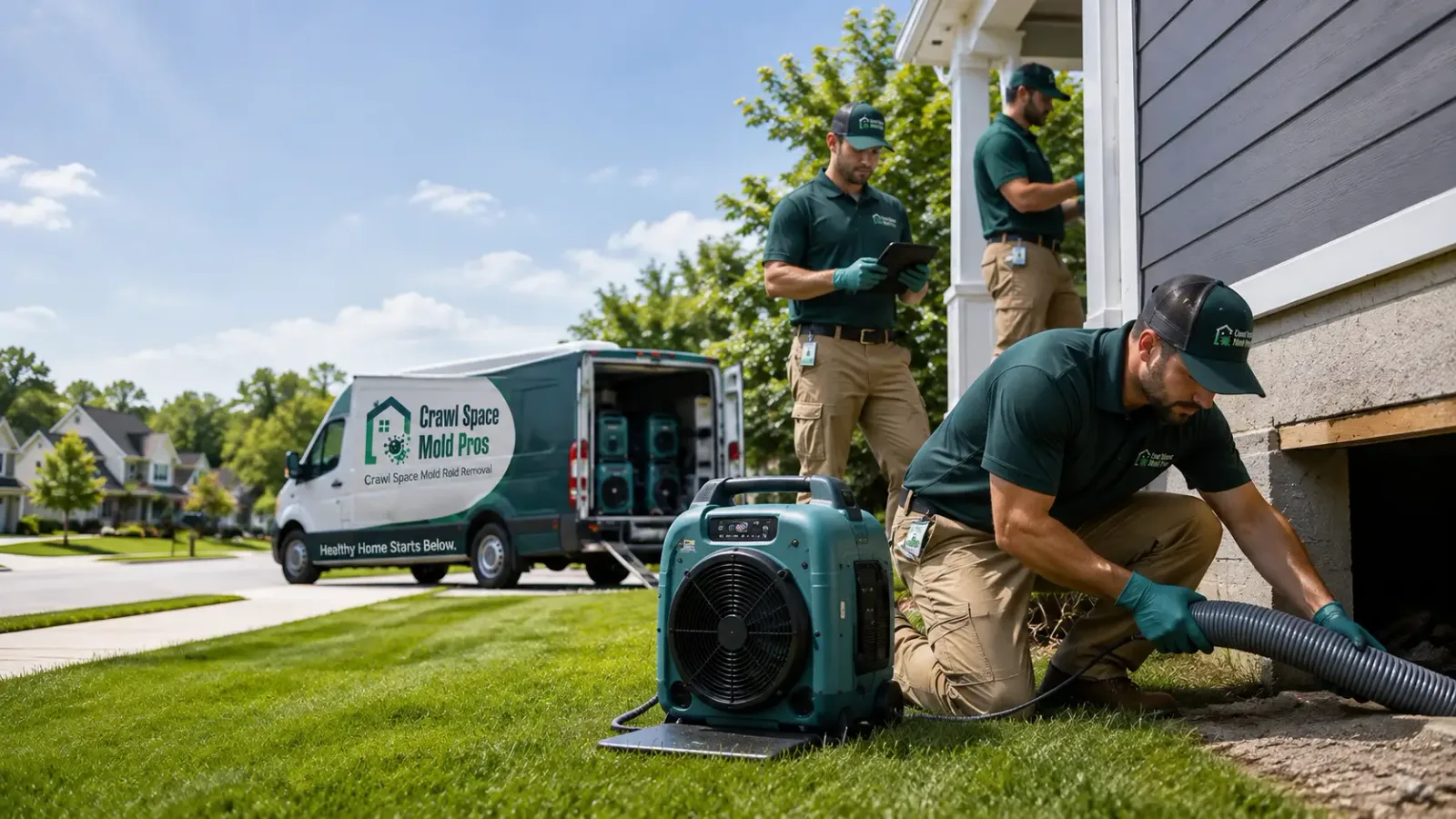 Crawl Space Mold Removal in Merriman, NE